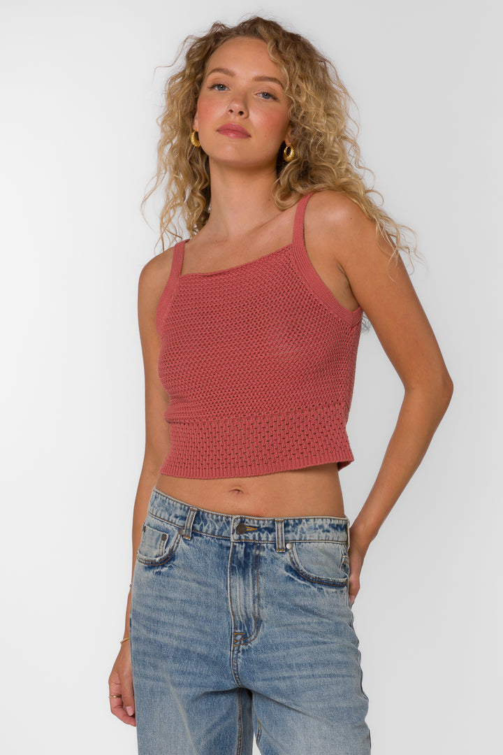 Albany Canyon Rose Tank - Tops - Velvet Heart Clothing