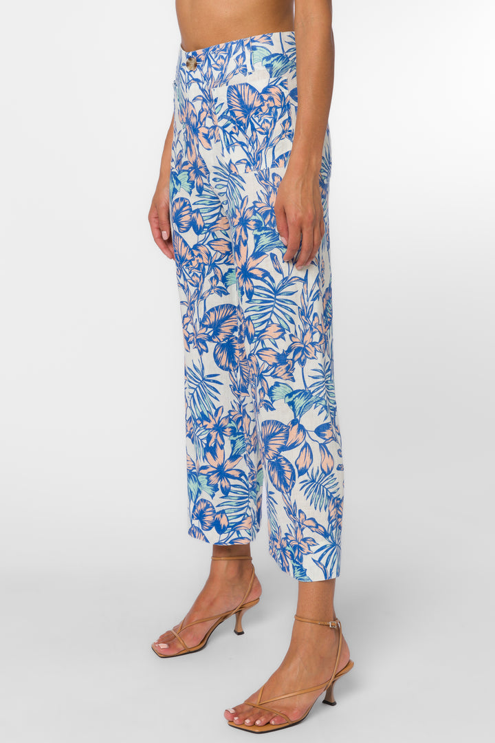 Alyx Blue Tropicana Pants - Pants - Velvet Heart Clothing