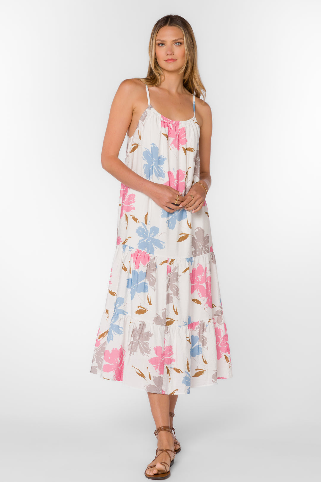 Amelie Floral Splash Dress