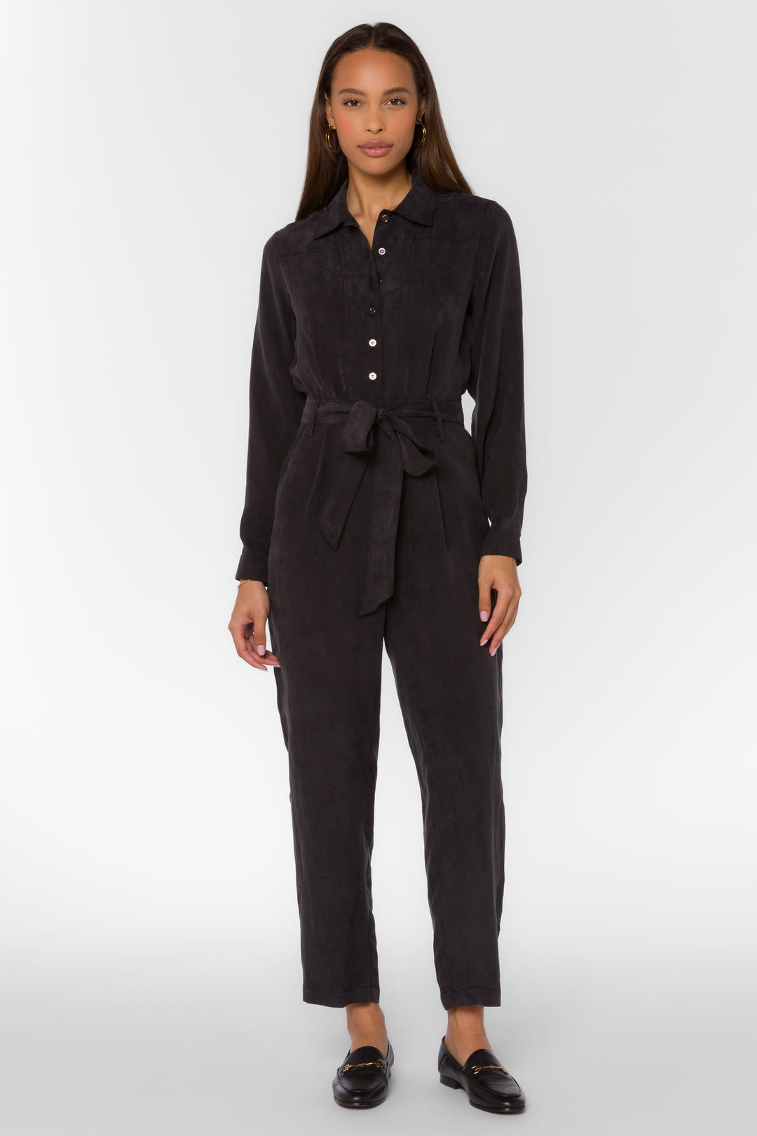 Arkin Black Jumpsuit - Jumpsuits & Rompers - Velvet Heart Clothing