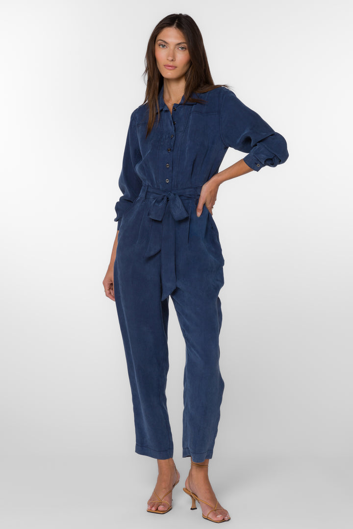 Arkin Navy Jumpsuit