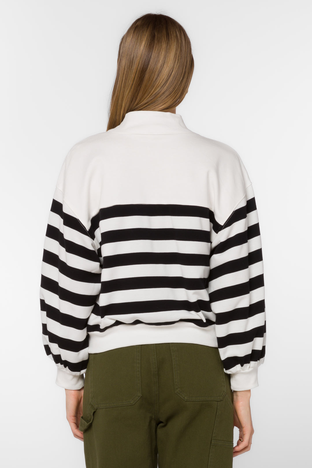 Arwen Black Stripe Sweatshirt