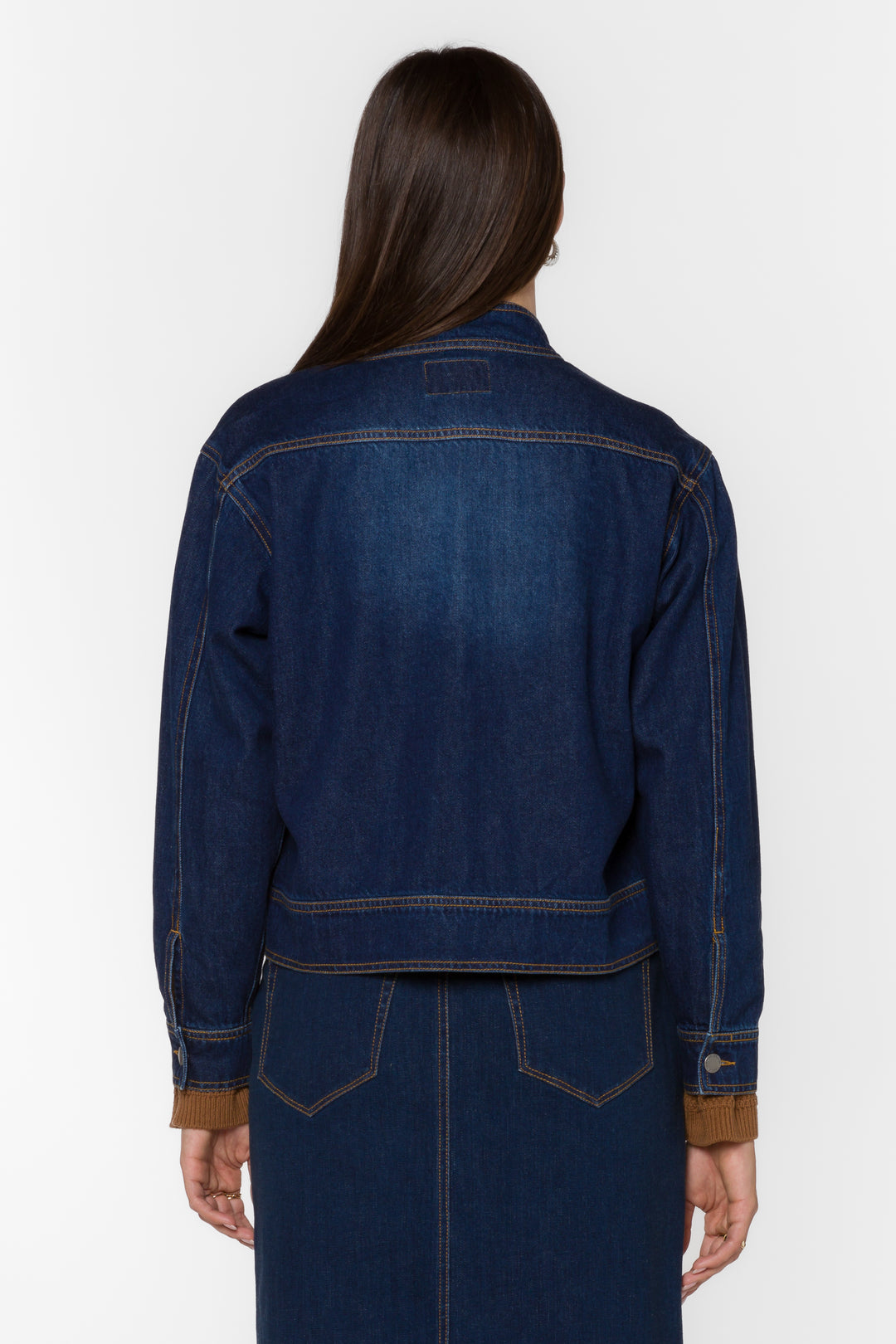 Atler Dark Blue Denim Jacket - Jackets & Outerwear - Velvet Heart Clothing