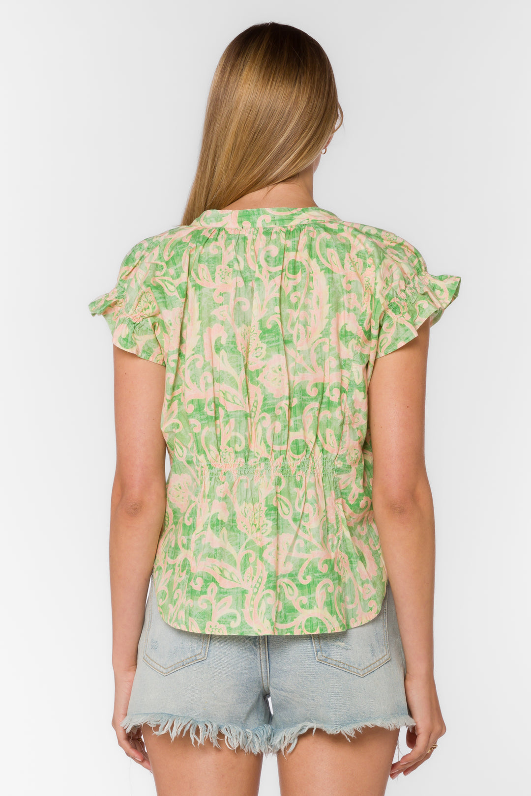 Avery Jacobean Floral Top