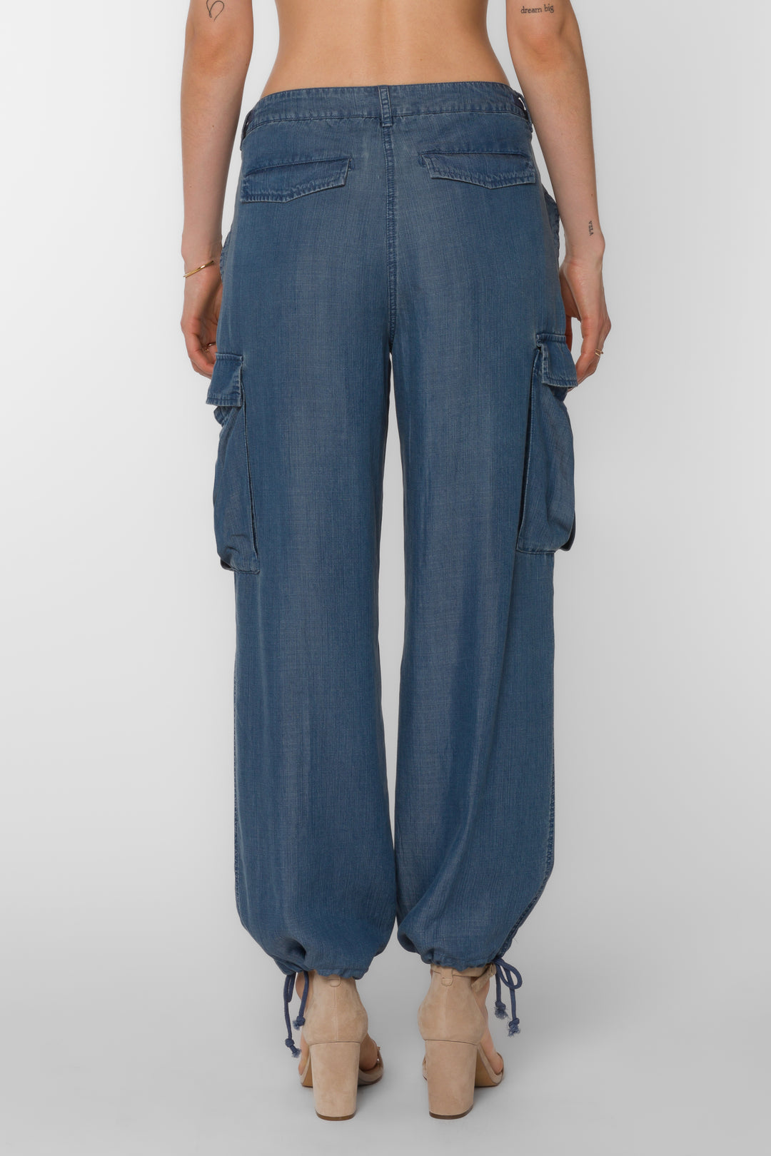 Baylor Calva Blue Pants - Bottoms - Velvet Heart Clothing