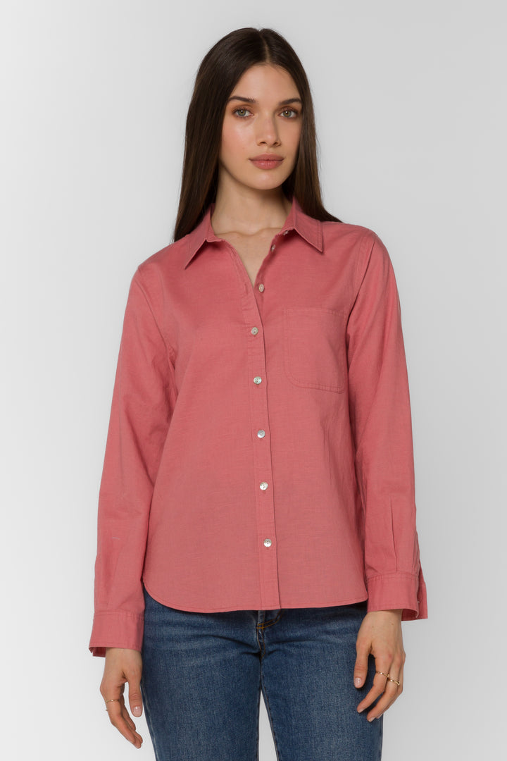 Bennett Canyon Rose Shirt - Tops - Velvet Heart Clothing