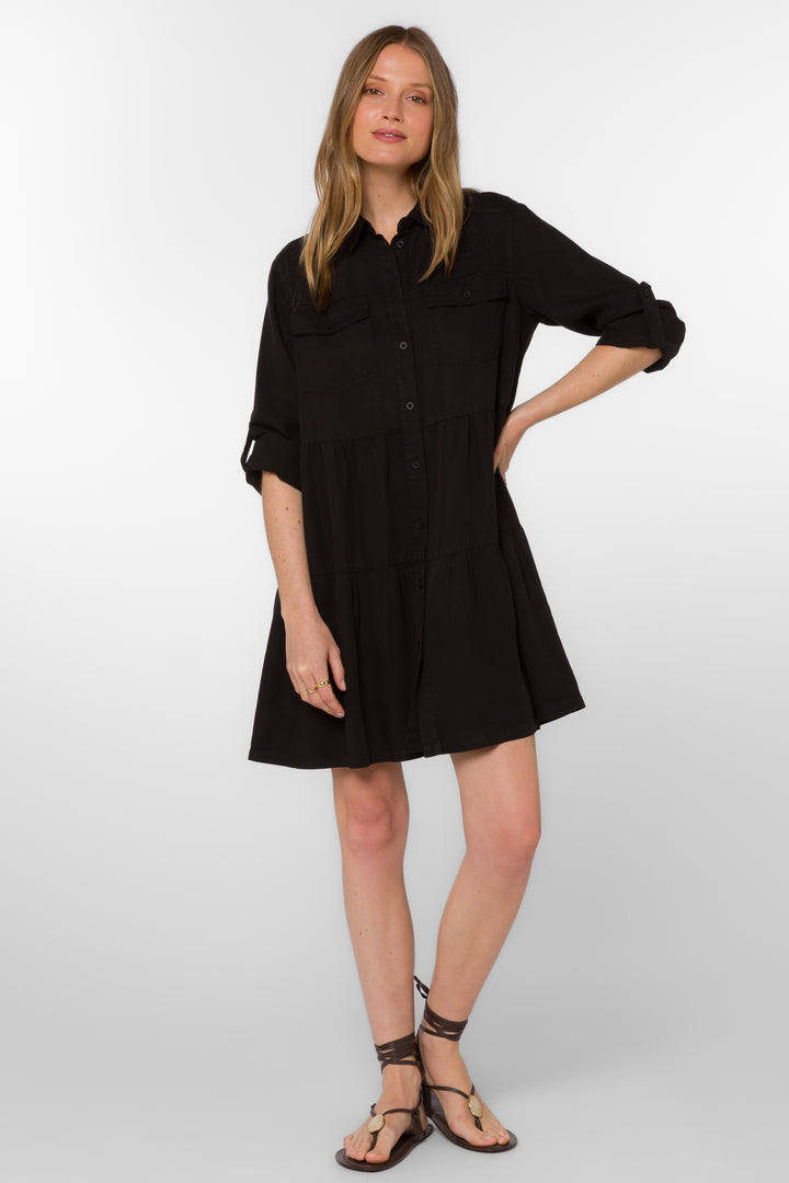 Bree Black Tencel™ Dress