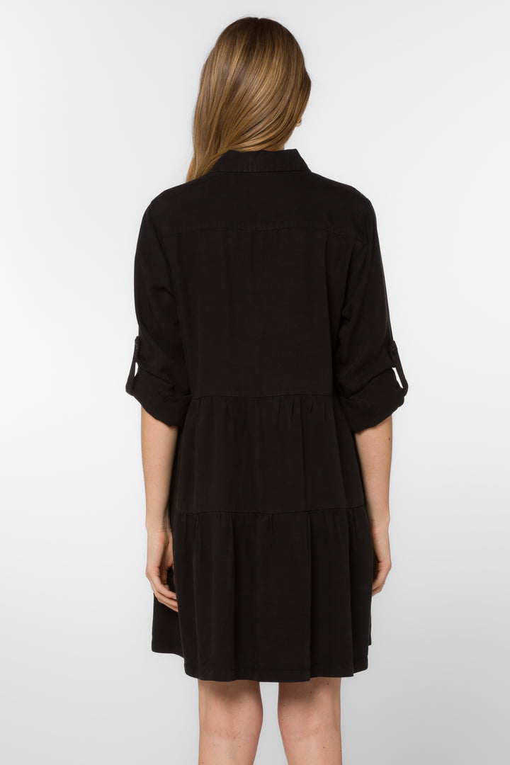 Bree Black Tencel™ Dress