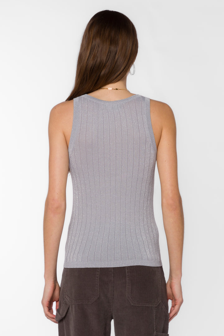 Caryn Grey Tank - Tops - Velvet Heart Clothing