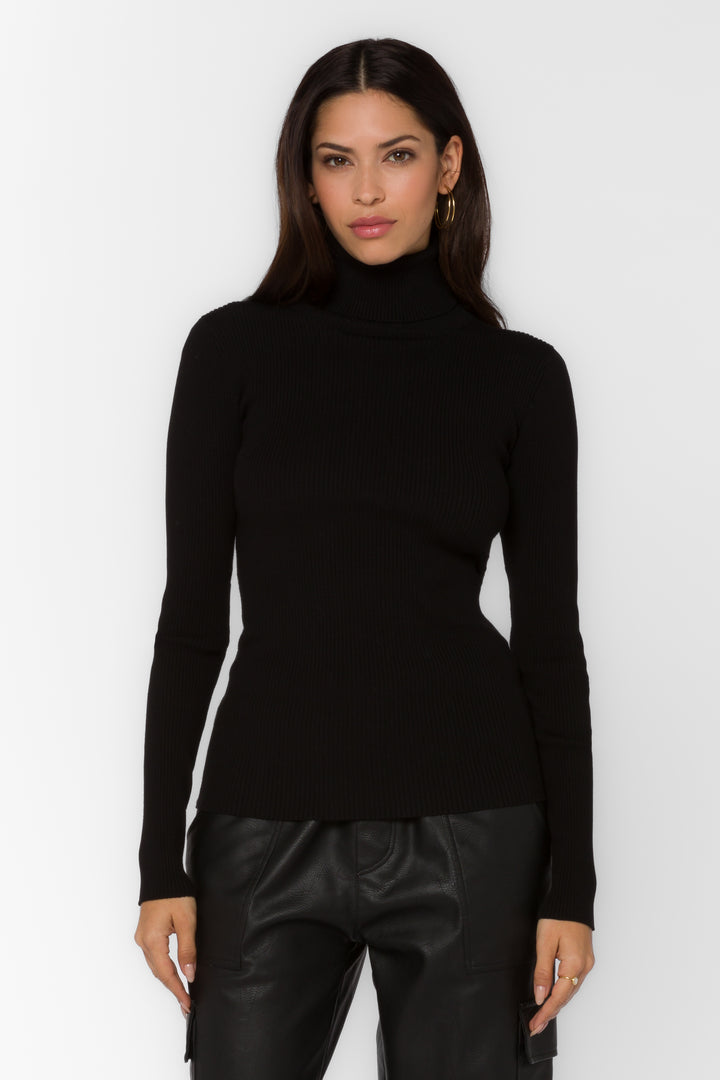 Cindy Black Sweater - Sweaters - Velvet Heart Clothing