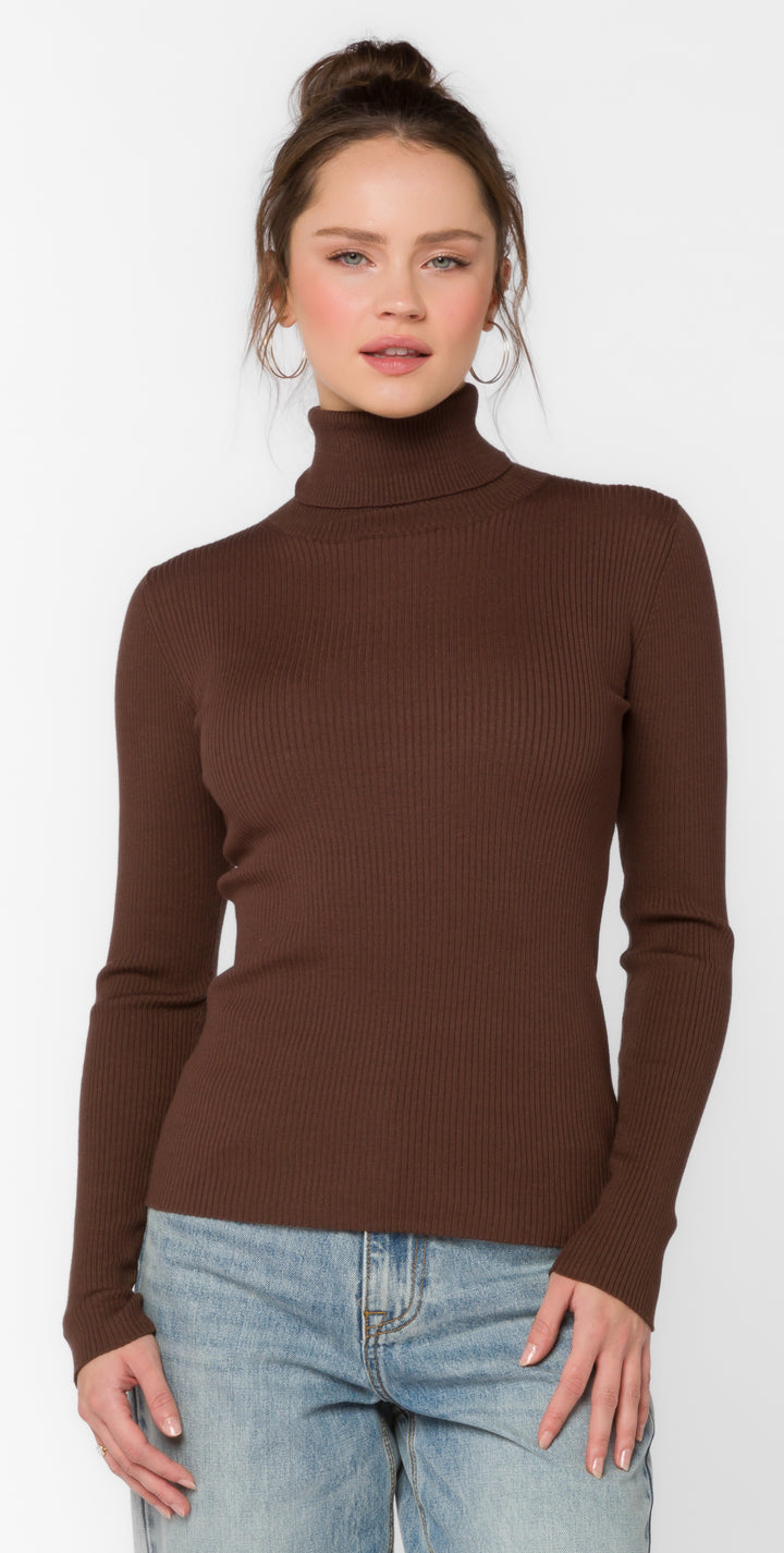 Cindy Java Brown Sweater - Sweaters - Velvet Heart Clothing