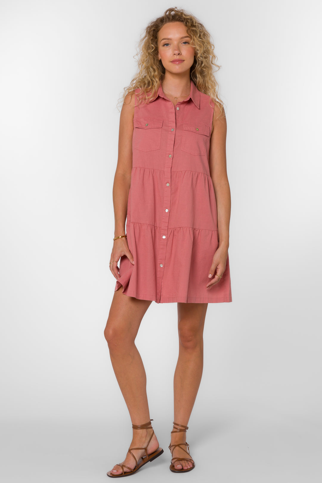 Collette Canyon Rose Dress - Dresses - Velvet Heart Clothing