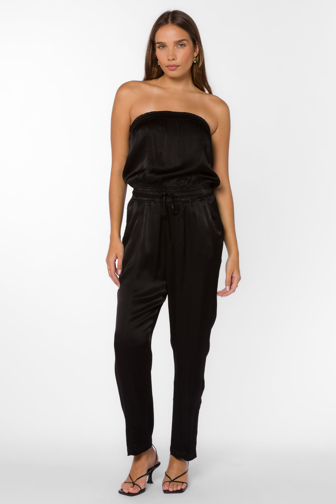 Conrad Black Jumpsuit - Jumpsuits & Rompers - Velvet Heart Clothing