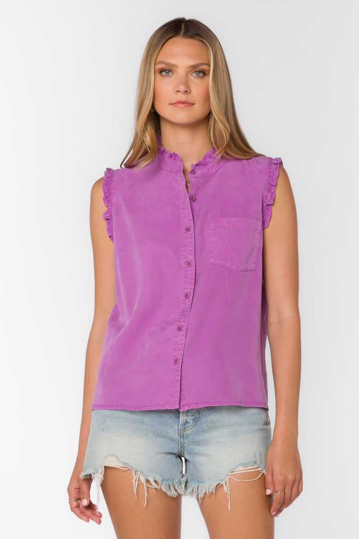 Dana Lavender Bloom Shirt