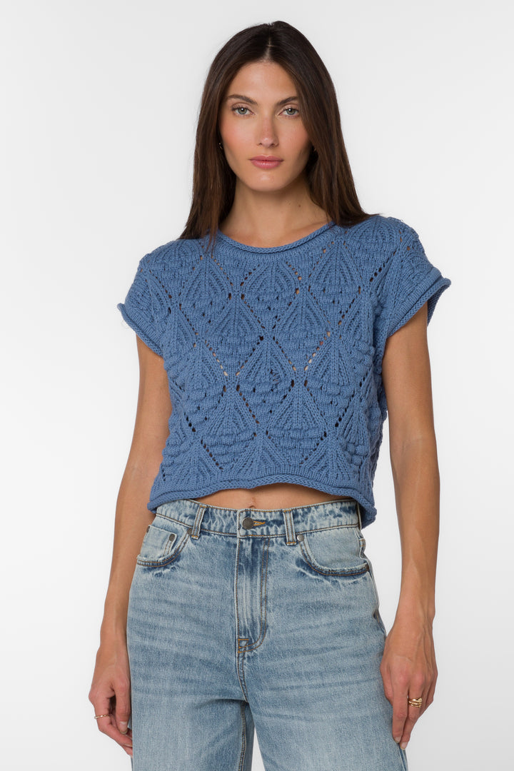 Darlita Dusk Blue Sweater