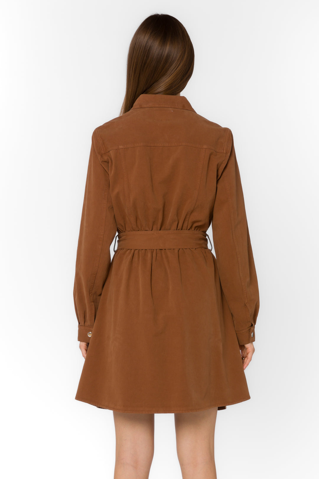 Deena Java Brown Dress - Dresses - Velvet Heart Clothing