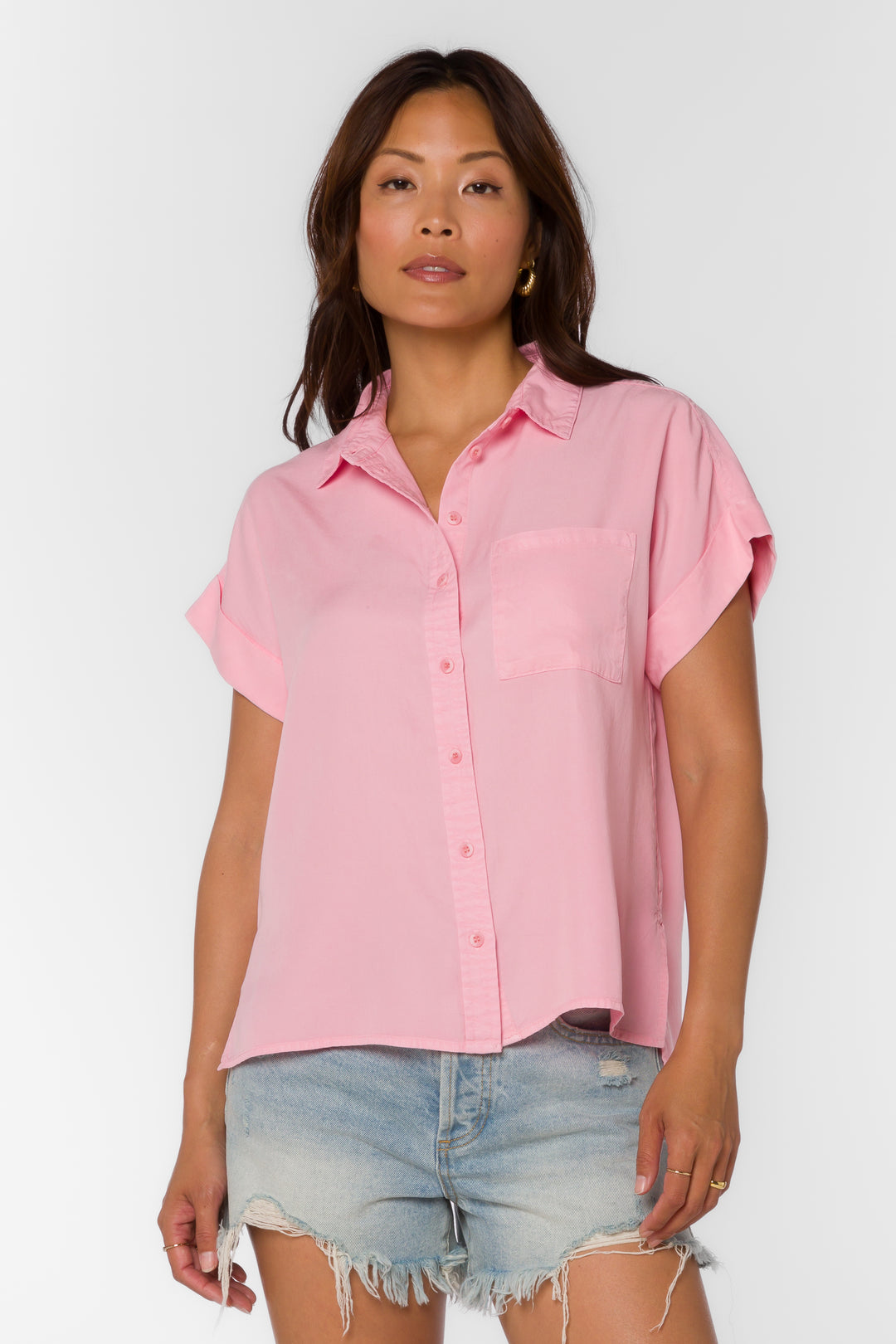 Edison Candy Pink Shirt