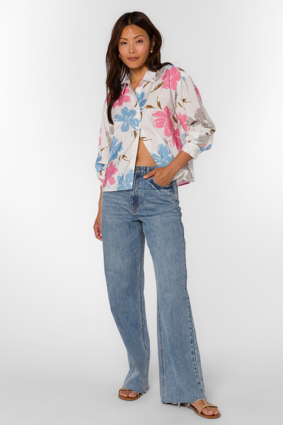 Ellery Floral Splash Shirt