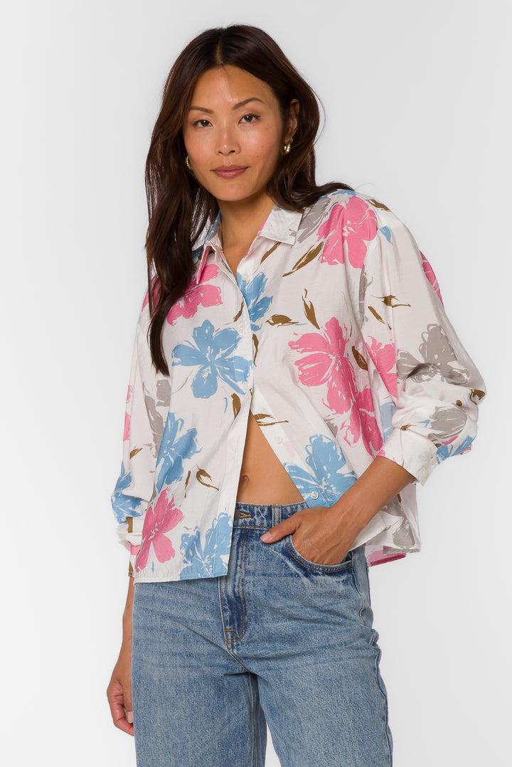 Ellery Floral Splash Shirt