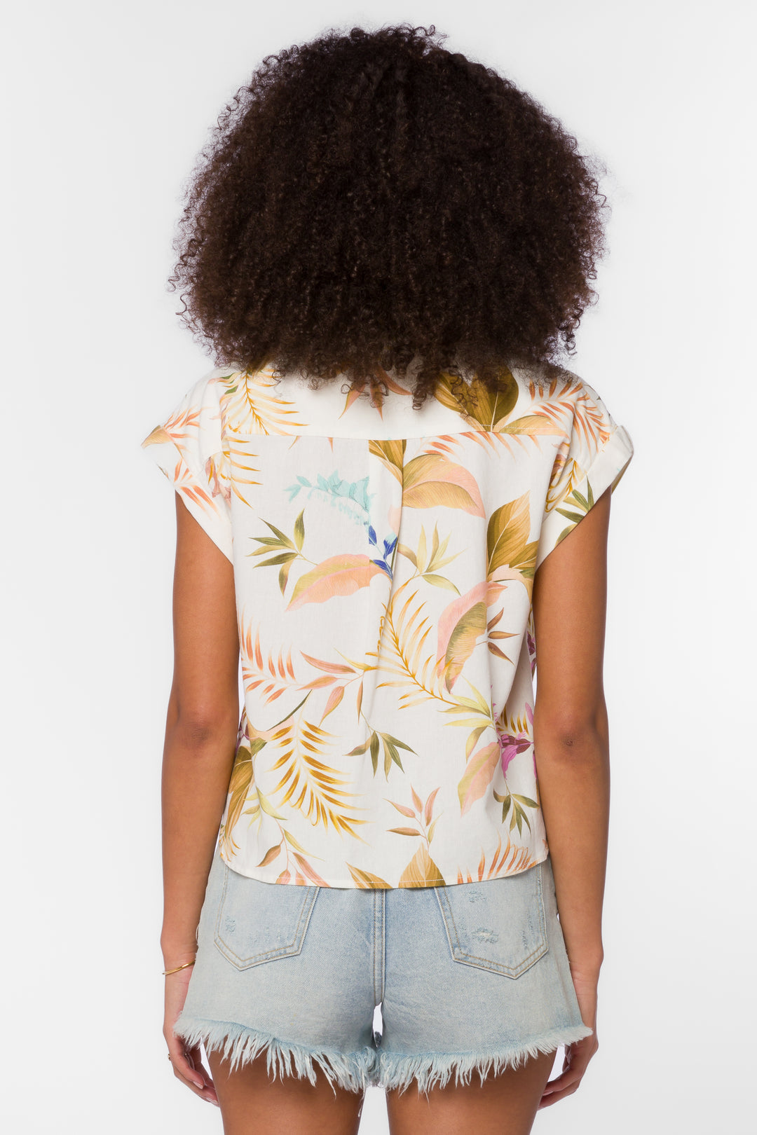 Gavin Vintage Tropical Top - Tops - Velvet Heart Clothing