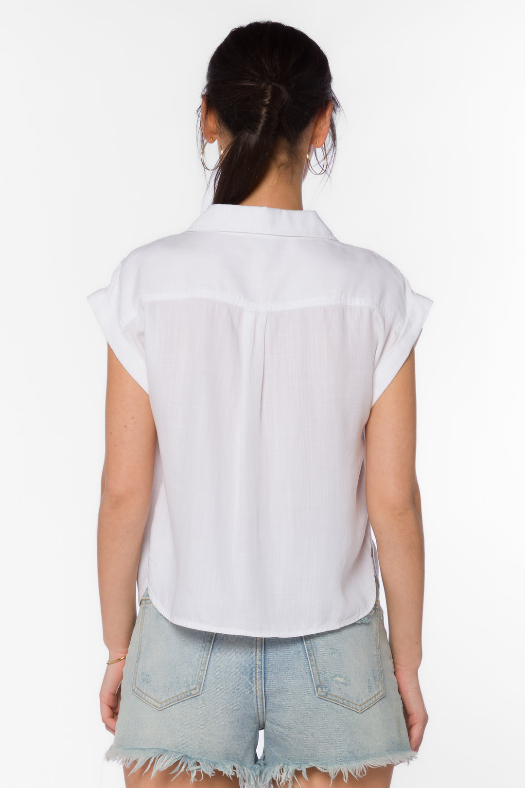 Gavin Optic White Top - Tops - Velvet Heart Clothing