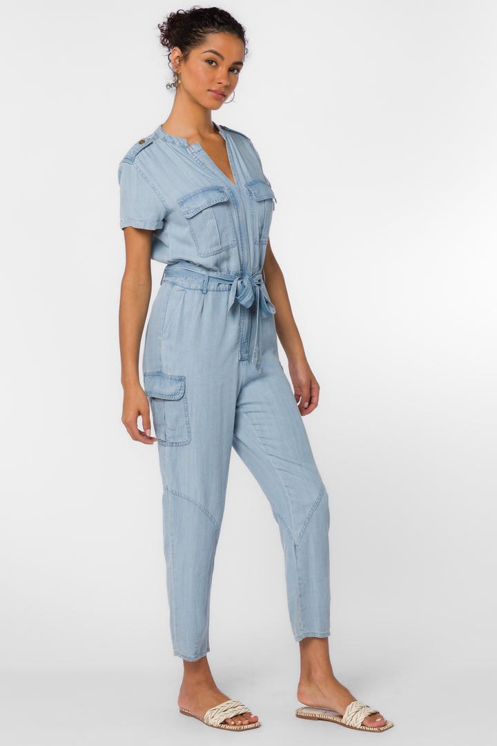 Greyson Blue Jumpsuit - Jumpsuits & Rompers - Velvet Heart Clothing