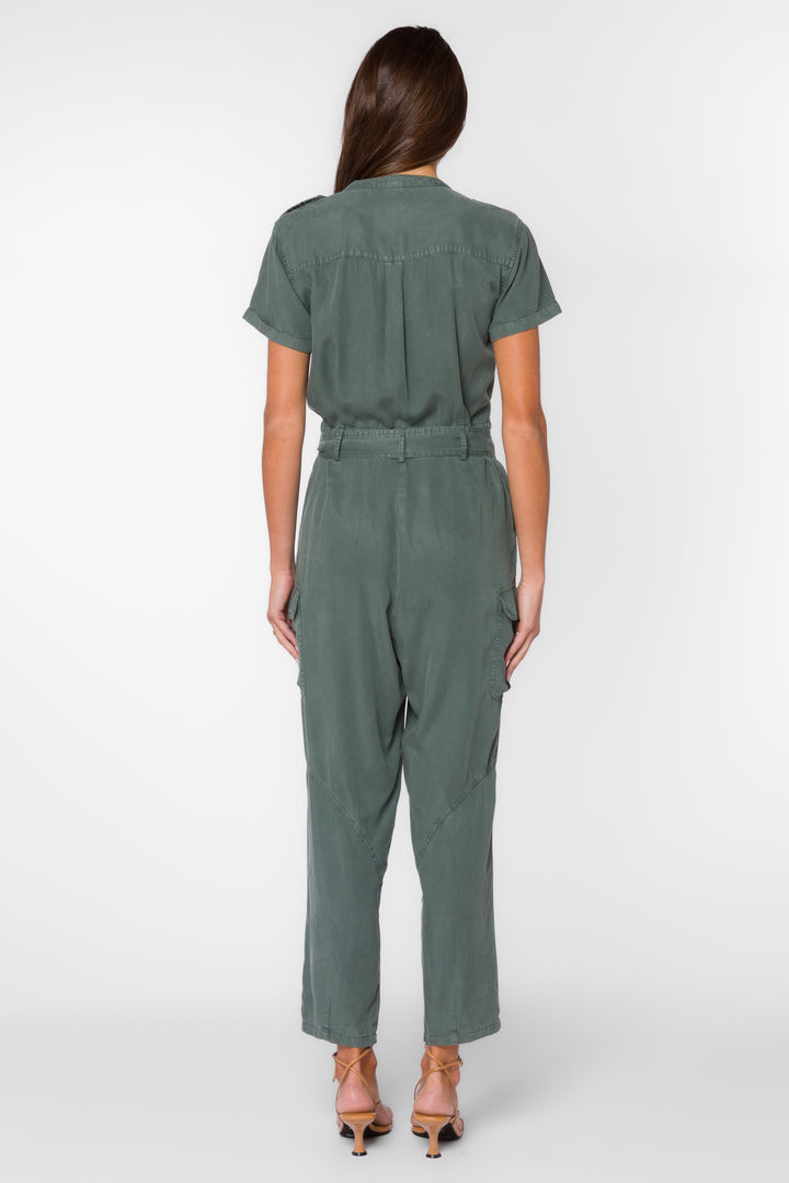 Greyson Sage Leaf Jumpsuit - Jumpsuits & Rompers - Velvet Heart Clothing