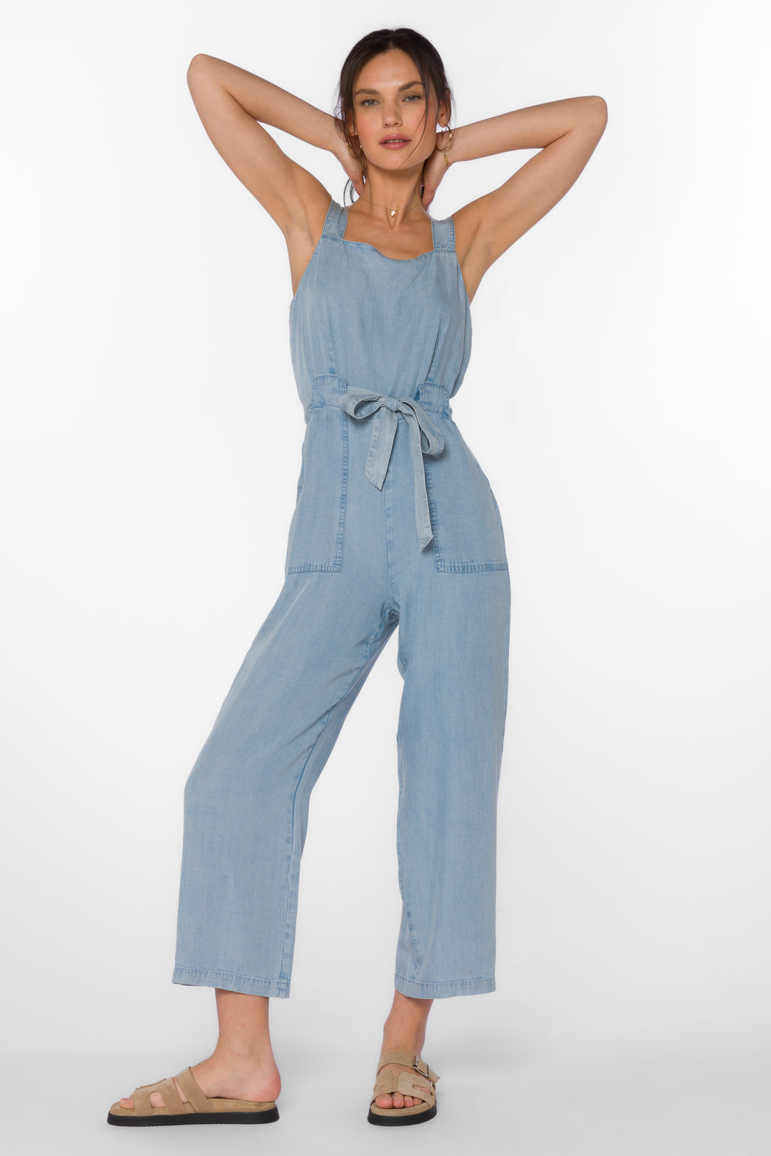 Harlee Classic Indigo Jumpsuit - Jumpsuits & Rompers - Velvet Heart Clothing