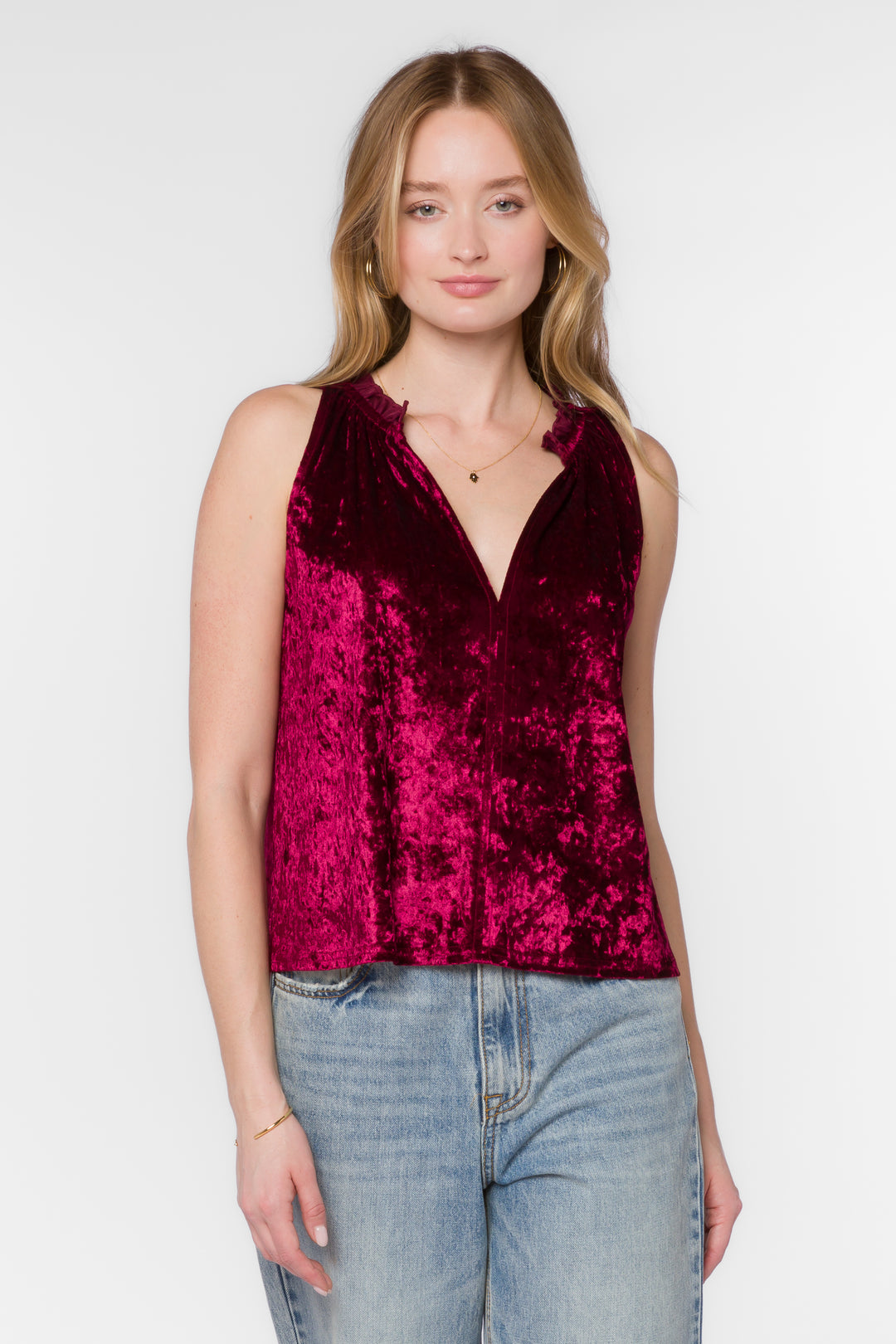 Jaylah Cabernet Top - Tops - Velvet Heart Clothing