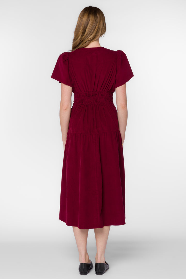 Julissa Cabernet Dress - Dresses - Velvet Heart Clothing