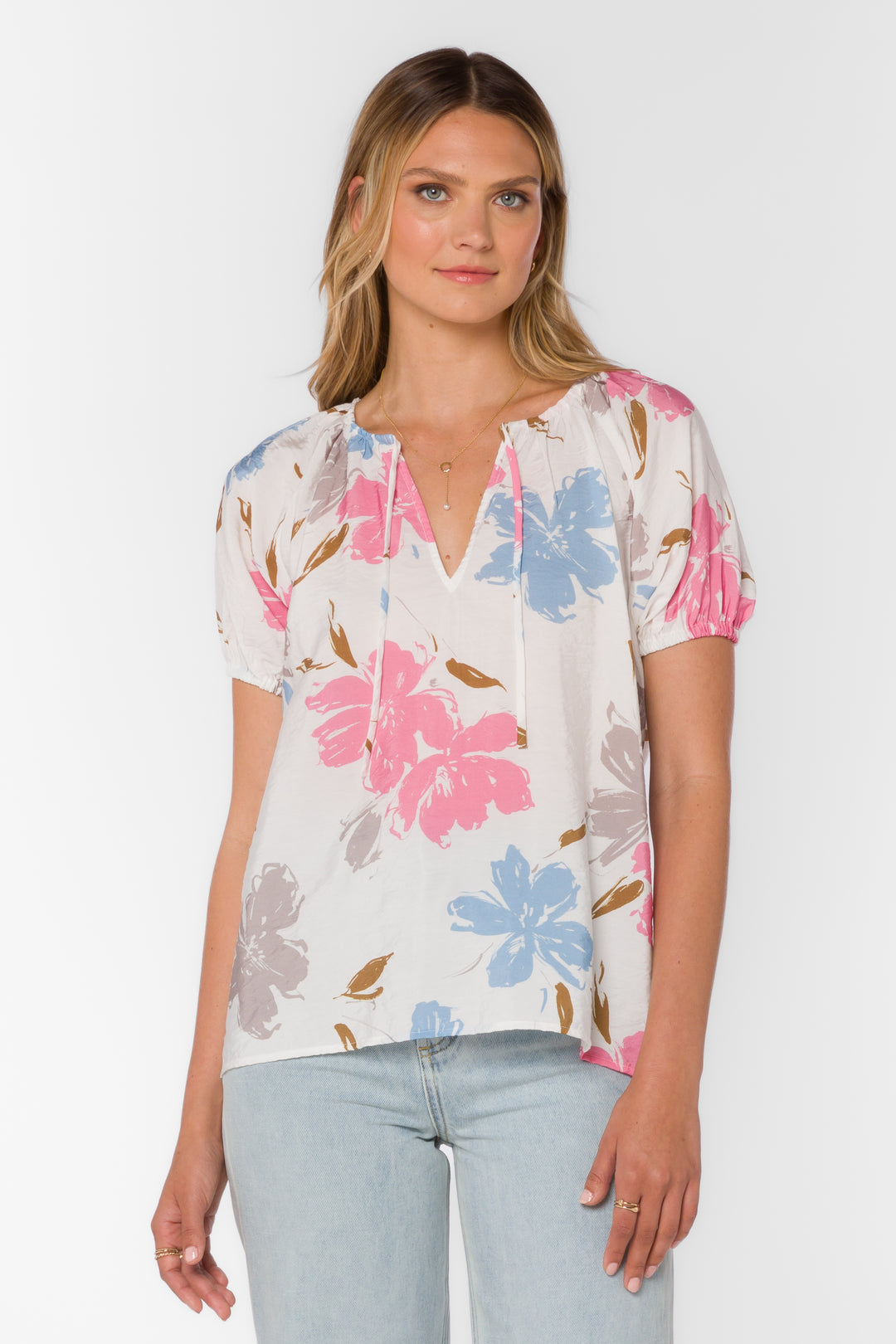 Katelyn Floral Splash Blouse