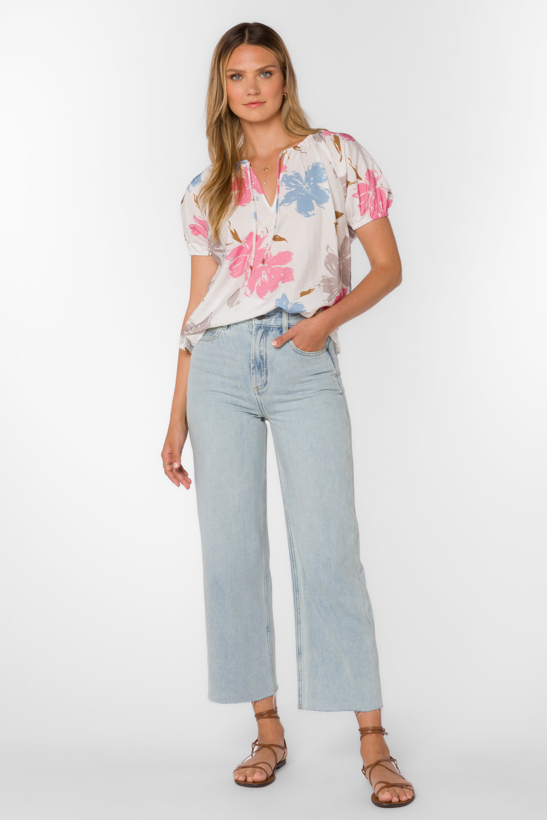 Katelyn Floral Splash Blouse