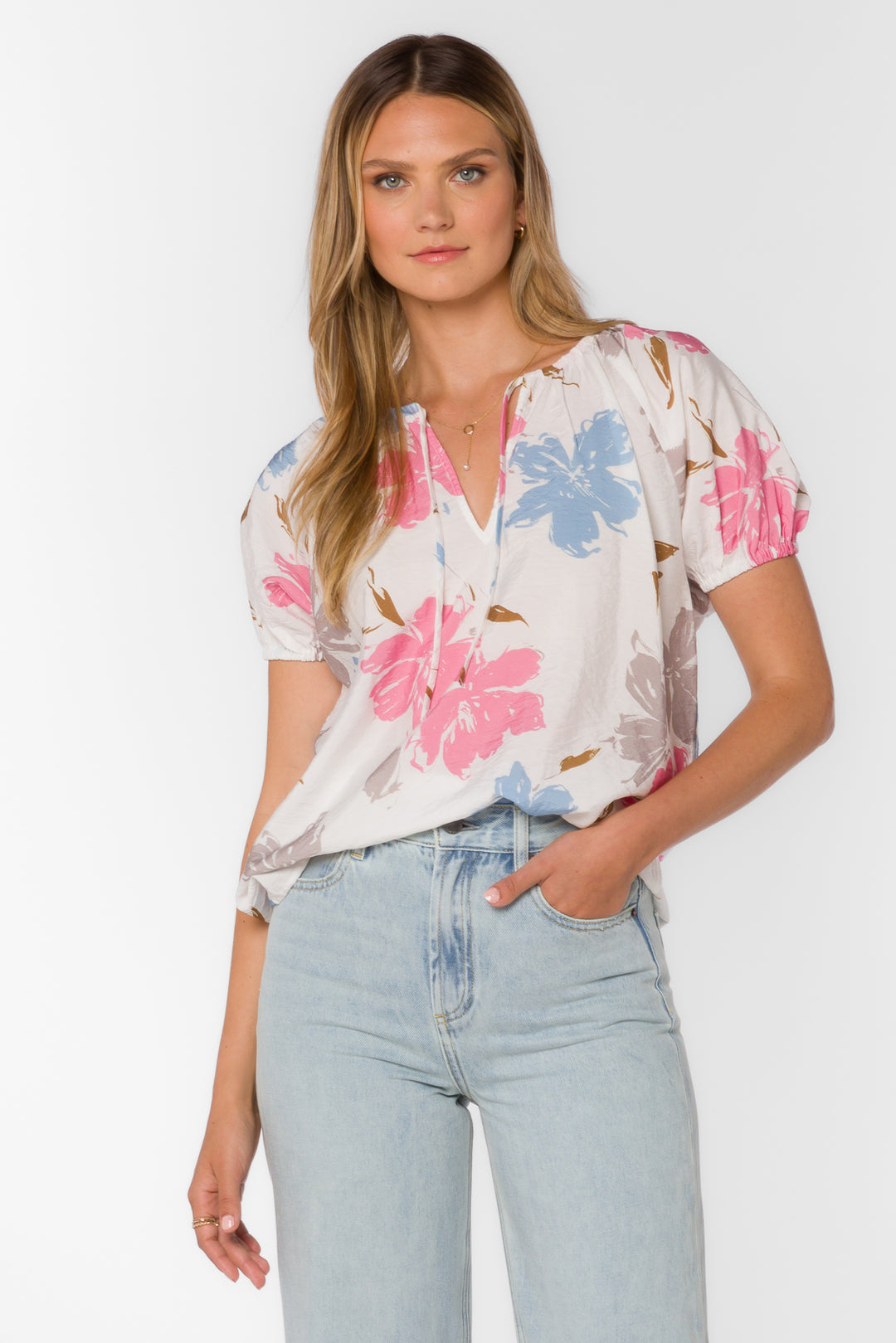 Katelyn Floral Splash Blouse