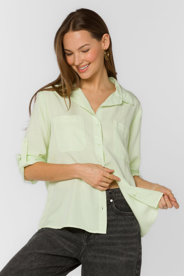 Lotty Lime Cream Shirt