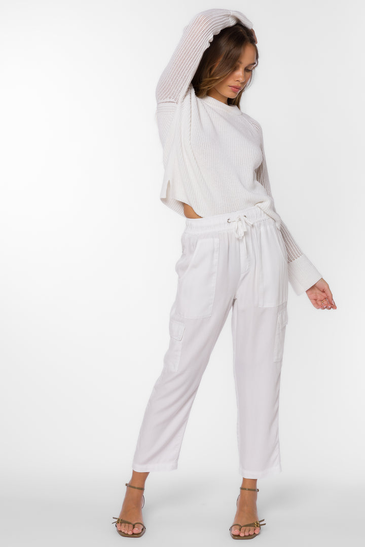 Lunay White Pants - Bottoms - Velvet Heart Clothing