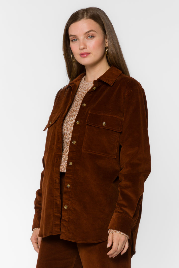 Magnolia Toffee Shacket - Jackets & Outerwear - Velvet Heart Clothing