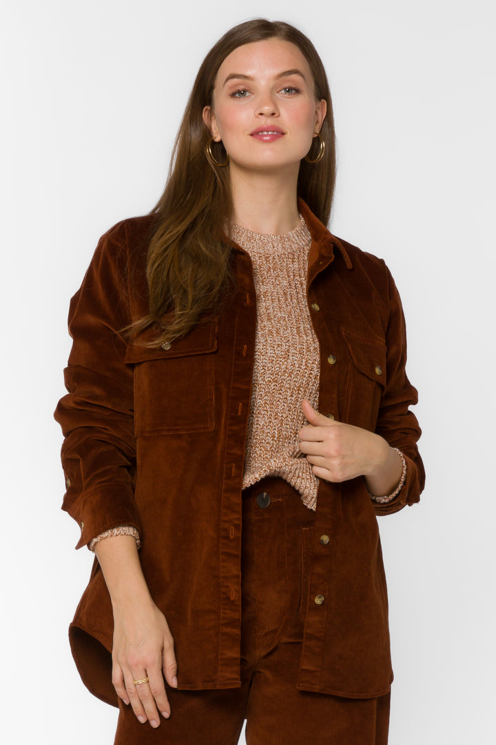 Magnolia Toffee Shacket - Jackets & Outerwear - Velvet Heart Clothing