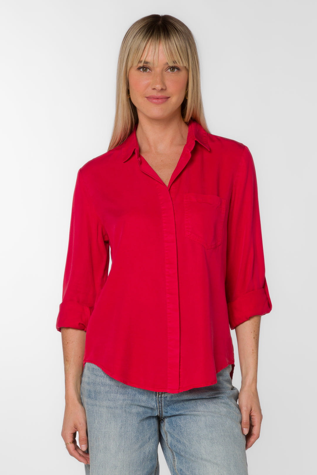 Mccoy Red Pepper Shirt - Tops - Velvet Heart Clothing