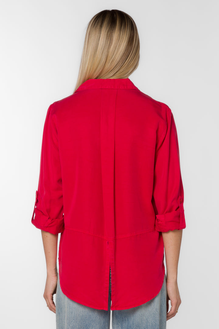 Mccoy Red Pepper Shirt - Tops - Velvet Heart Clothing