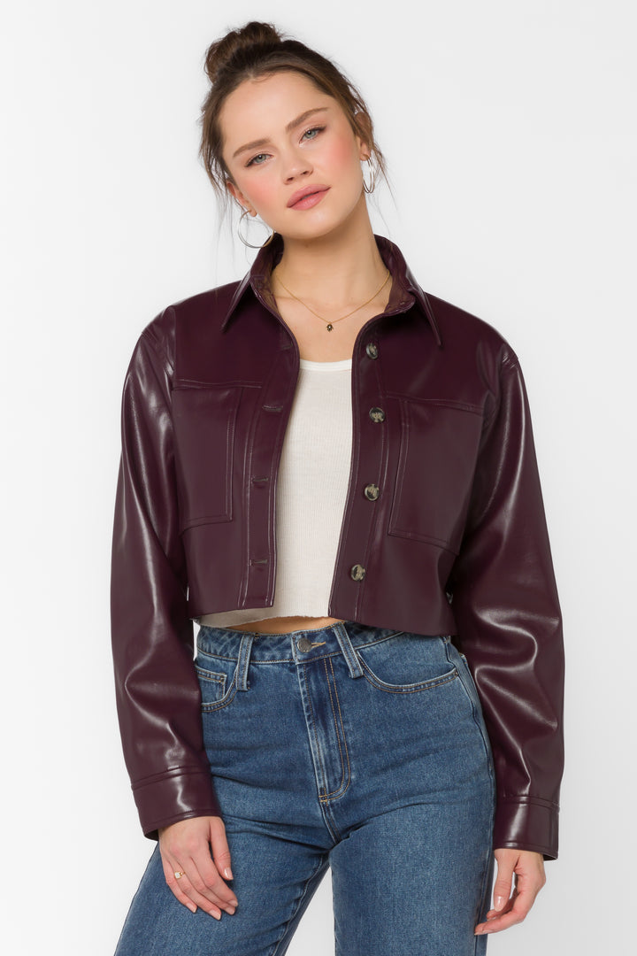 Milani Prune Jacket - Jackets & Outerwear - Velvet Heart Clothing