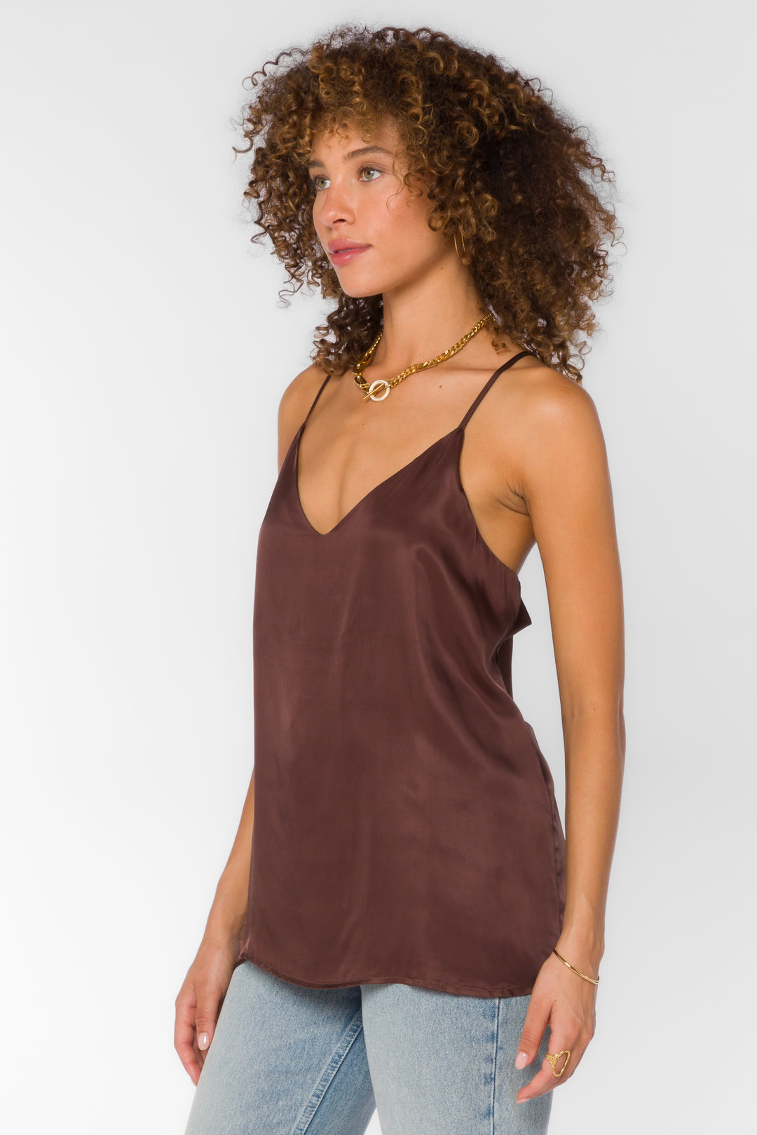 Moxie Brown Cami - Tops - Velvet Heart Clothing