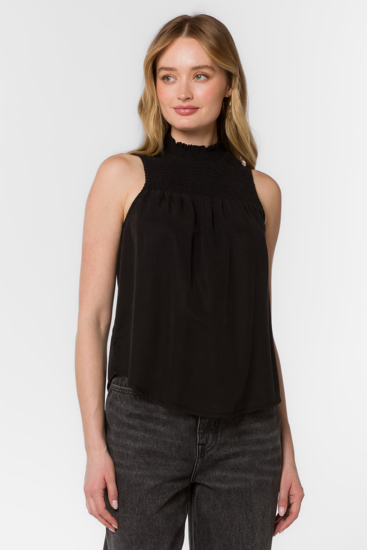 Naveen Black Blouse - Tops - Velvet Heart Clothing