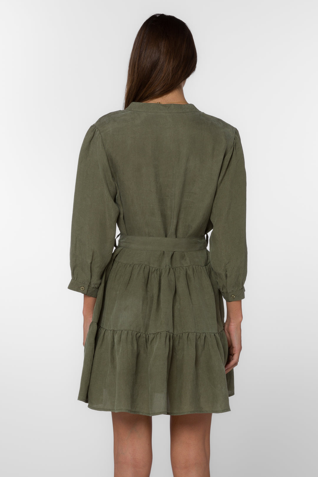 Noelle Olive Dress