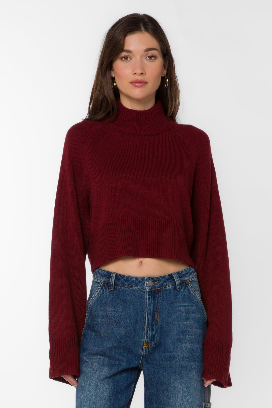 Oaklynn Cabernet Sweater - Sweaters - Velvet Heart Clothing