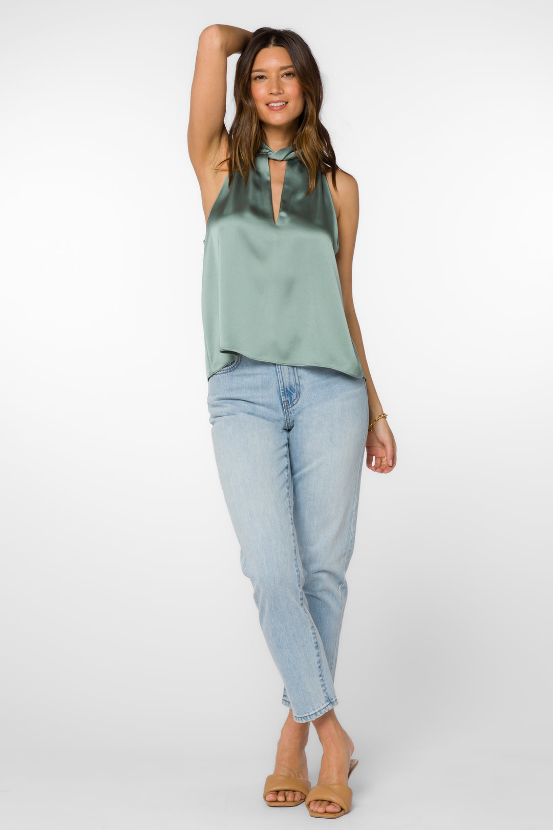 Ozzie Basil Top - Tops - Velvet Heart Clothing