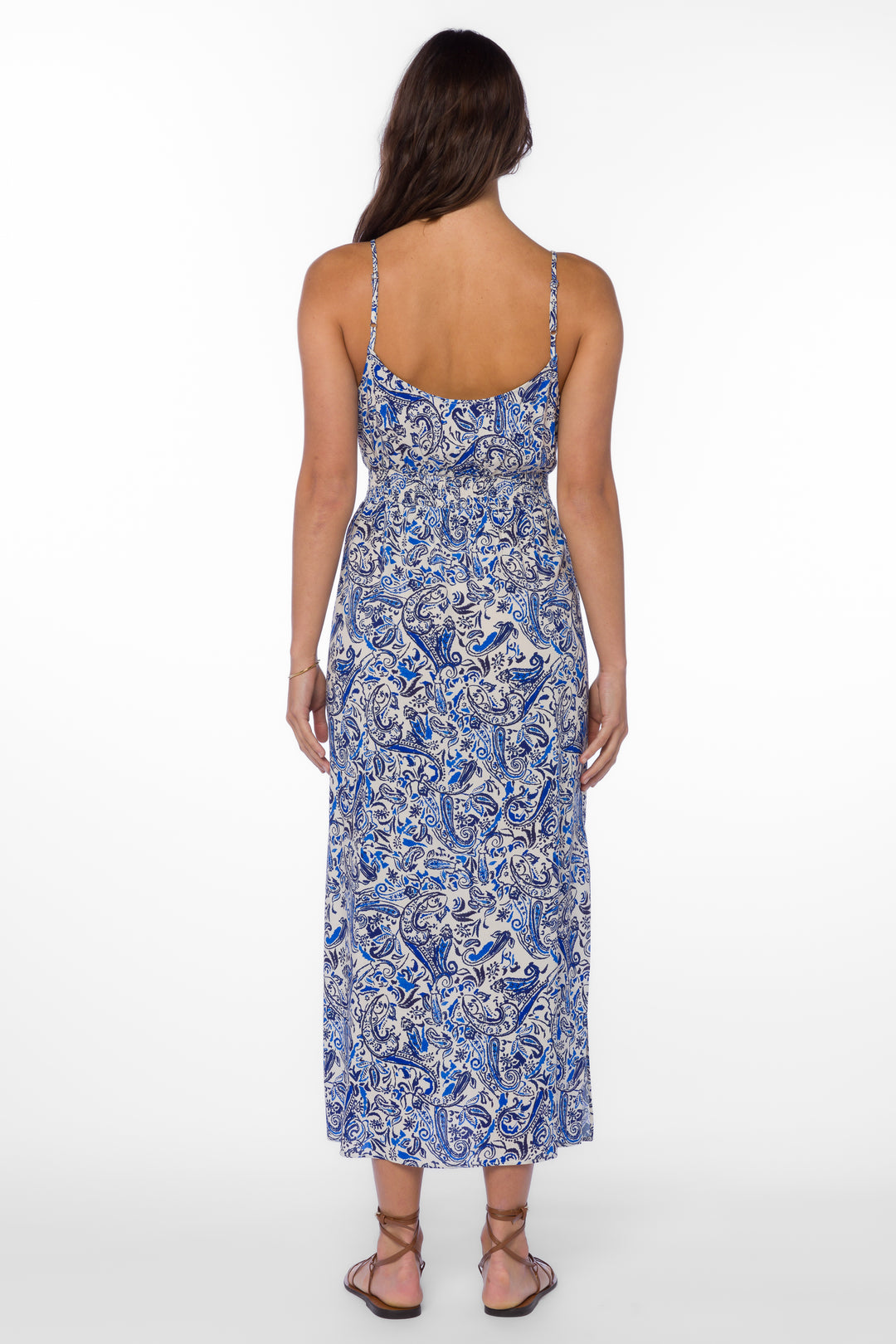 Page Blue Paisley Dress - Dresses - Velvet Heart Clothing