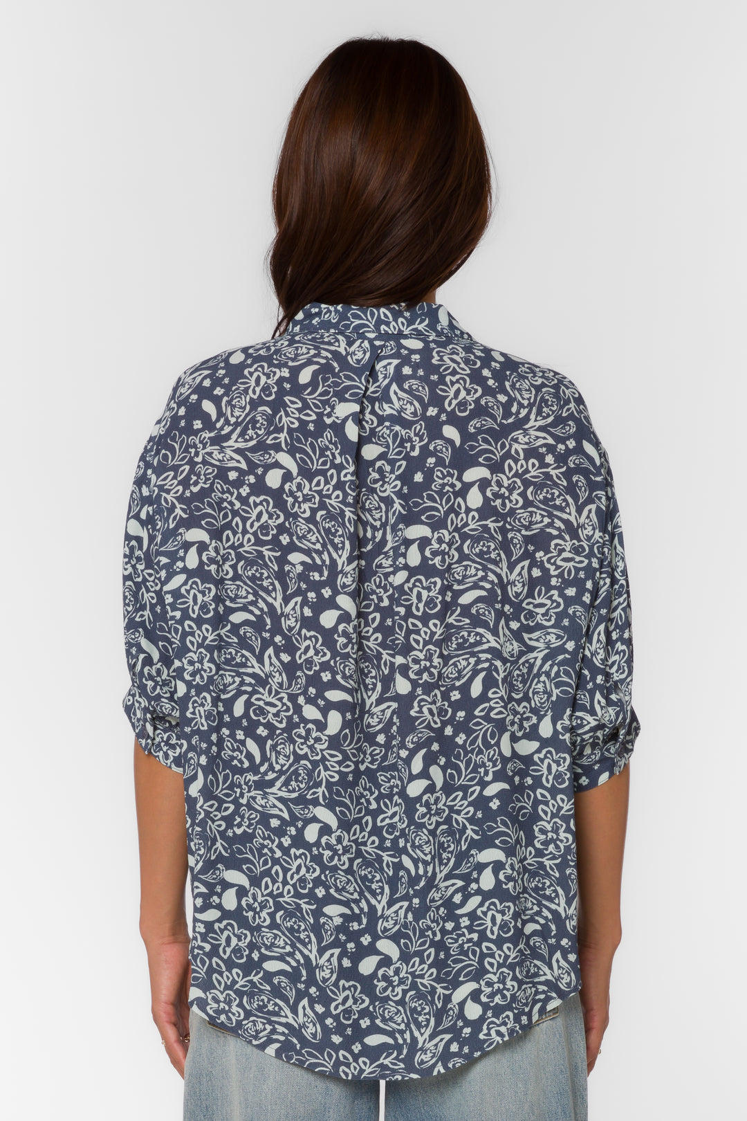 Pippen Navy Floral Shirt