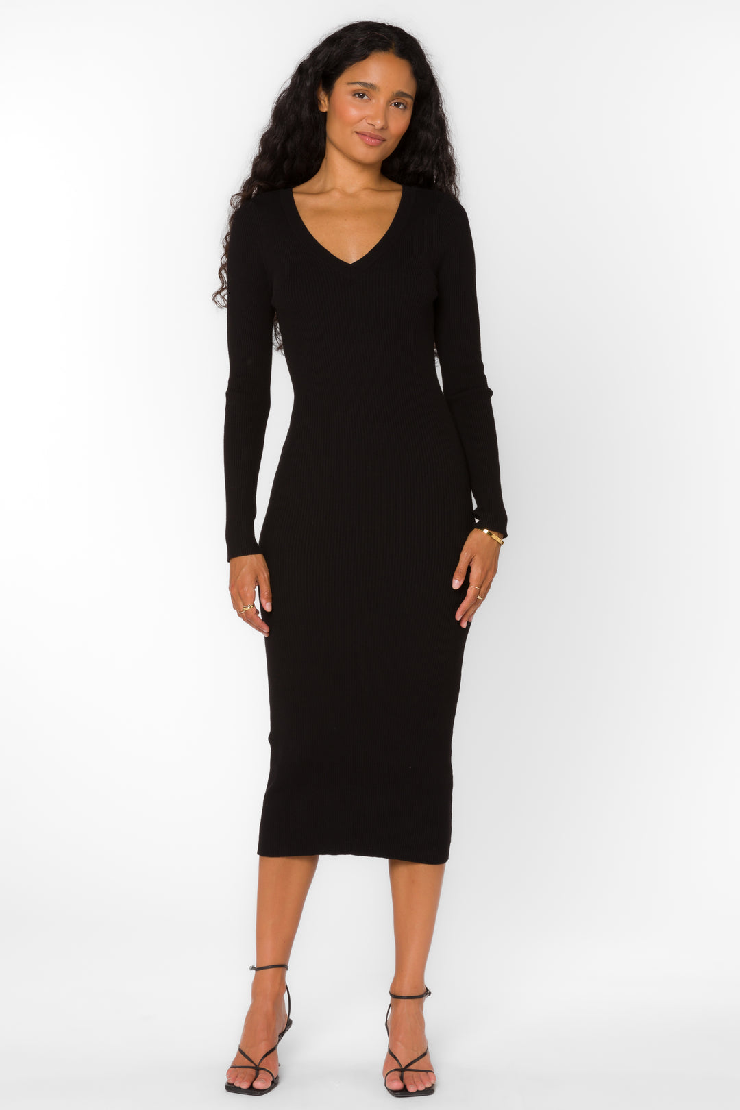 Rasha Black Dress - Dresses - Velvet Heart Clothing