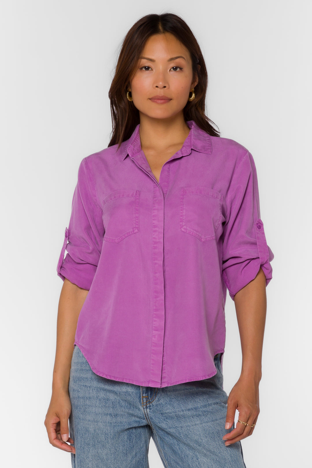 Riley Lavender Bloom Shirt