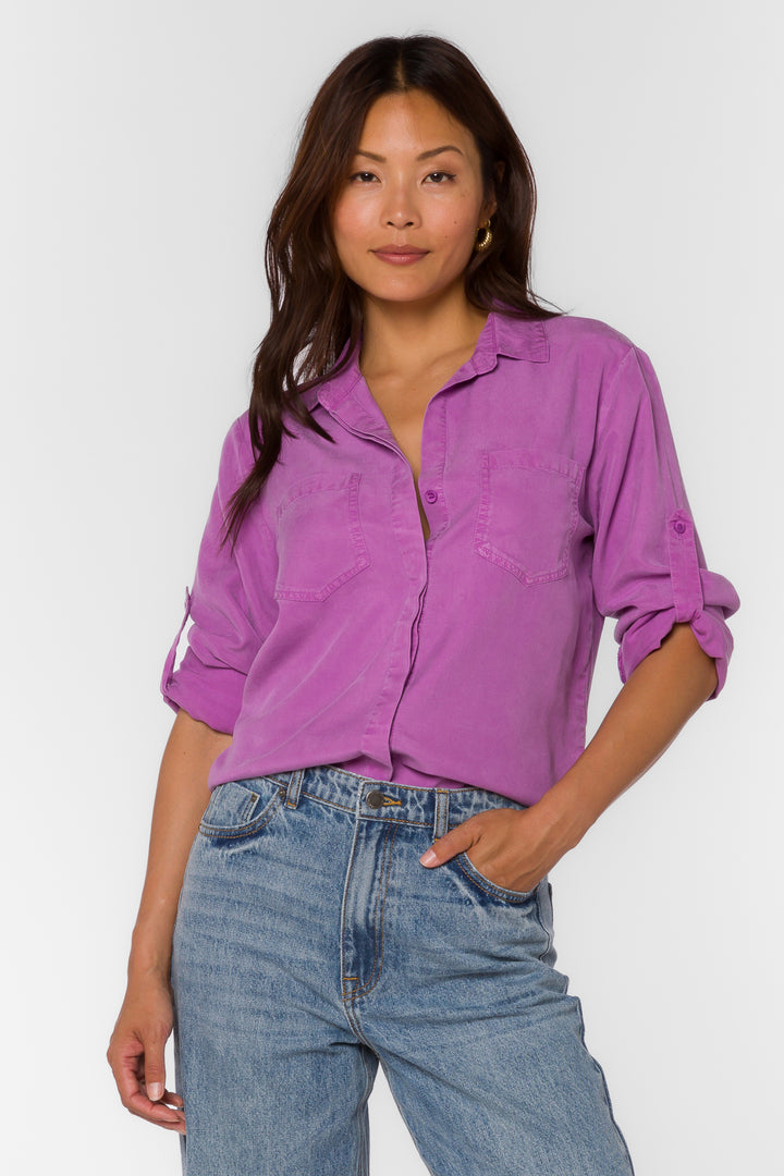 Riley Lavender Bloom Shirt